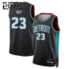 Dječji NBA Dres Detroit Pistons Jaden Ivey Nike 2025-26 City Edition Crno Swingman